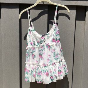 Abercrombie & Fitch floral tank top